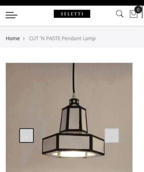 Cut’n paste hanglamp, Huis en Inrichting, Lampen | Hanglampen, Nieuw, Overige materialen, Ophalen