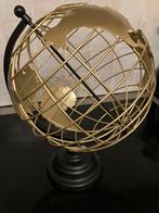 Prachtige gouden wereldbol/globe, Ophalen, Zo goed als nieuw