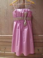 Nieuwe Nougat jurk in lila-roze katoen met strik, mt 36, Taille 36 (S), Nougat, Rose, Envoi