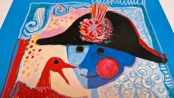 Rosina Wachtmeister 1995, Lithografische poster Capitano, Antiek en Kunst, Ophalen of Verzenden