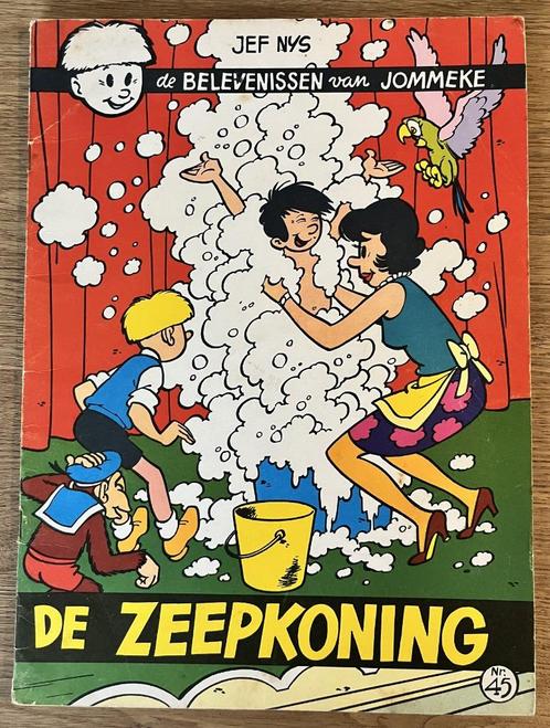 Jommeke - De zeepkoning - 45 1e druk (1971) - Strip, Boeken, Stripverhalen, Gelezen, Eén stripboek, Ophalen of Verzenden