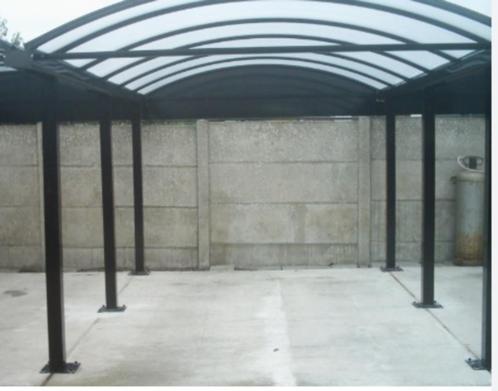 alu carport 10m lang, Jardin & Terrasse, Verrières, Comme neuf, Carport, Enlèvement ou Envoi