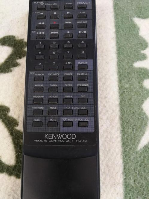 afstandsbediening Kenwood RC-49, TV, Hi-fi & Vidéo, Télécommandes, Utilisé, Originale, Enlèvement