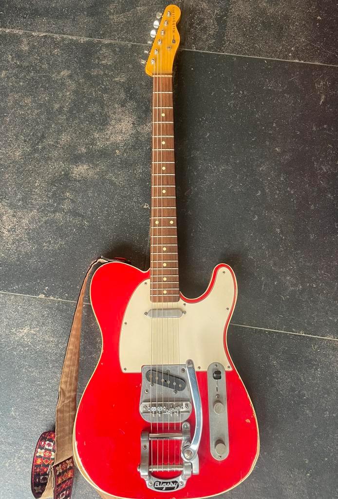 Telecaster Nash TC 63 – Bigsby & Mastery Bridge, Muziek en Instrumenten, Snaarinstrumenten | Gitaren | Elektrisch, Zo goed als nieuw