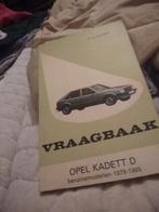 Demandez souvent à Opel Kadett D, Autos : Divers, Modes d'emploi & Notices d'utilisation, Enlèvement ou Envoi