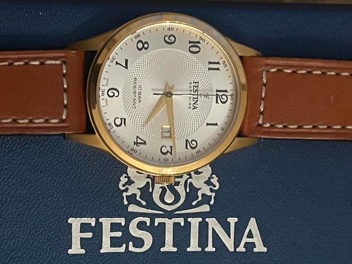 Festina F20010/1 Saffier glas nieuw in de doos 100 €, Handtassen en Accessoires, Horloges | Heren, Nieuw, Polshorloge, Overige merken