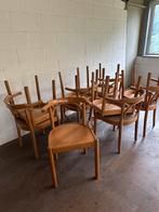 19 houten stoelen, Zakelijke goederen, Horeca | Meubilair en Inrichting, Ophalen, Gebruikt, Meubilair