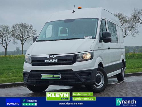 MAN TGE 3.140 L3H3 Dubbel Cabine !, Auto's, Bestelwagens en Lichte vracht, Bedrijf, ABS, Airconditioning, Cruise Control, Navigatiesysteem