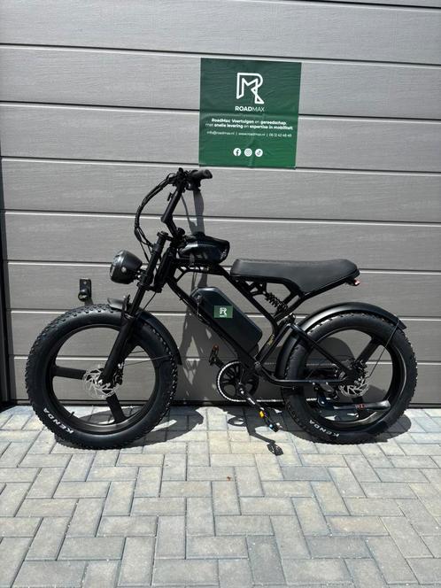 ‼️NIEUW‼️BLACK FATBIKE V20 PRO MAX 24 INCH WIELEN, Kinderen en Baby's, Speelgoed | Buiten | Accuvoertuigen, Nieuw, Ophalen of Verzenden