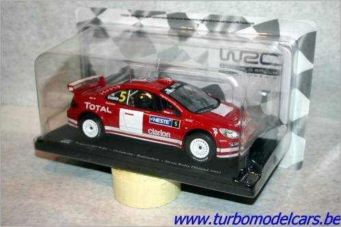 Peugeot 307 WRC Gronholm Finland 2004 1/24 Hachette, Hobby & Loisirs créatifs, Voitures miniatures | 1:24, Neuf, Voiture, Autres marques