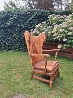 Antieke stoel. Bekleed met leer., Ophalen