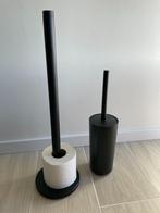 WC/Toilet Accessoires Zwart: Rolhouder Tiger + Borstel, Ophalen of Verzenden, Gebruikt, Zwart, Overige typen