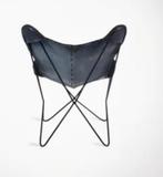 ✓Parrij 5 x Opvouwbare Vlinderfauteuils/Zwart Leer/nieuw, Tuin en Terras, Tuinstoelen, Ophalen, Nieuw, Overige materialen, Inklapbaar