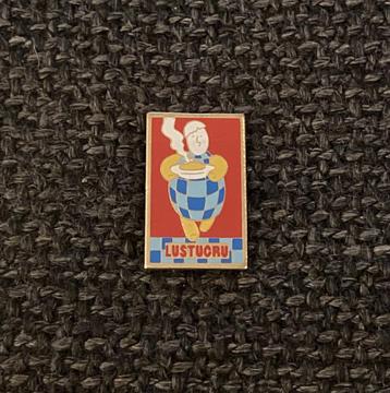 PIN - LUSTUCRU - PÂTES - PASTA, Envoi, Utilisé, Sport, Insigne ou Pin's
