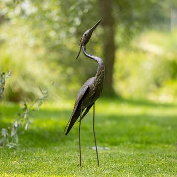 Metalen reiger - Mooievogels  beschikbaar voor biedingen