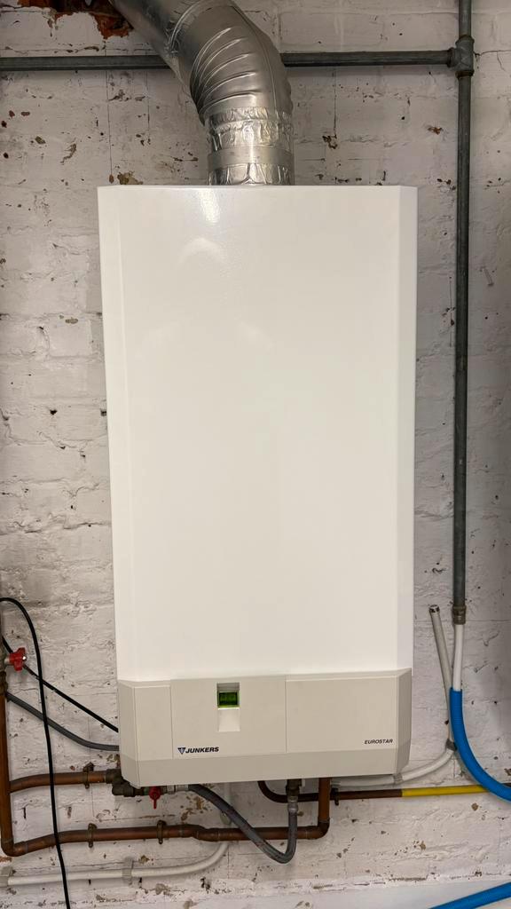 Chaudière gaz Junkers Eurostar ZWE 24(28)-4 MFK + Thermostat, Doe-het-zelf en Bouw, Chauffageketels en Boilers, Gebruikt, Ophalen