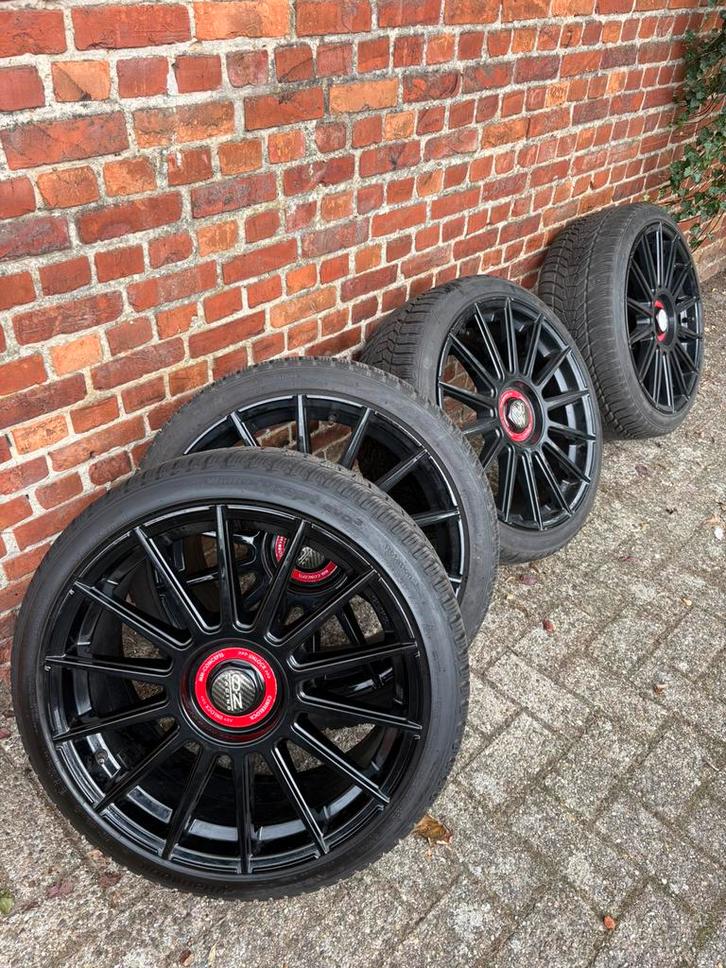 19inch velgen winterbanden vw audi seat mercedes bmw 5x112, Auto-onderdelen, Banden en Velgen, Banden en Velgen, Winterbanden