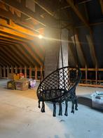 Hangende Loungestoel, Huis en Inrichting, Stoelen, Ophalen, Zo goed als nieuw, Zwart, Boho-stijl