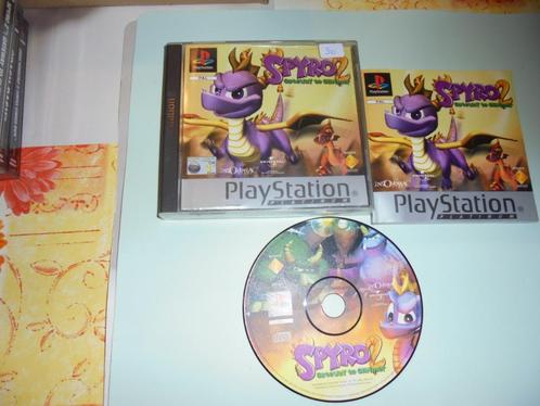 Playstation 1 Spyro 2 Gateway to Glimmer (Platinum) (CiB), Games en Spelcomputers, Games | Sony PlayStation 2, Gebruikt, Avontuur en Actie