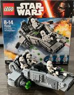 Lego Star Wars #75100 “St First Order Snowspeeder”, Comme neuf, Enlèvement ou Envoi