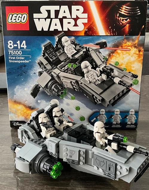 Lego Star Wars #75100 “St First Order Snowspeeder”, Collections, Star Wars, Comme neuf, Enlèvement ou Envoi