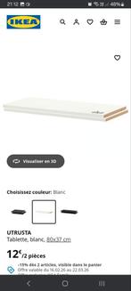 Planches étagère Utrusta ikea, Maison & Meubles, Enlèvement ou Envoi