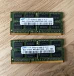 2x 2GB geheugen voor Samsung laptop, Informatique & Logiciels, Mémoire RAM, 2 GB, Utilisé, Laptop, Enlèvement ou Envoi