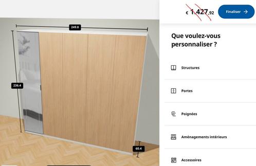 Opbergunit - Ikea-kledingkast - gedemonteerd, Huis en Inrichting, Kasten | Kleerkasten, Zo goed als nieuw, Ophalen