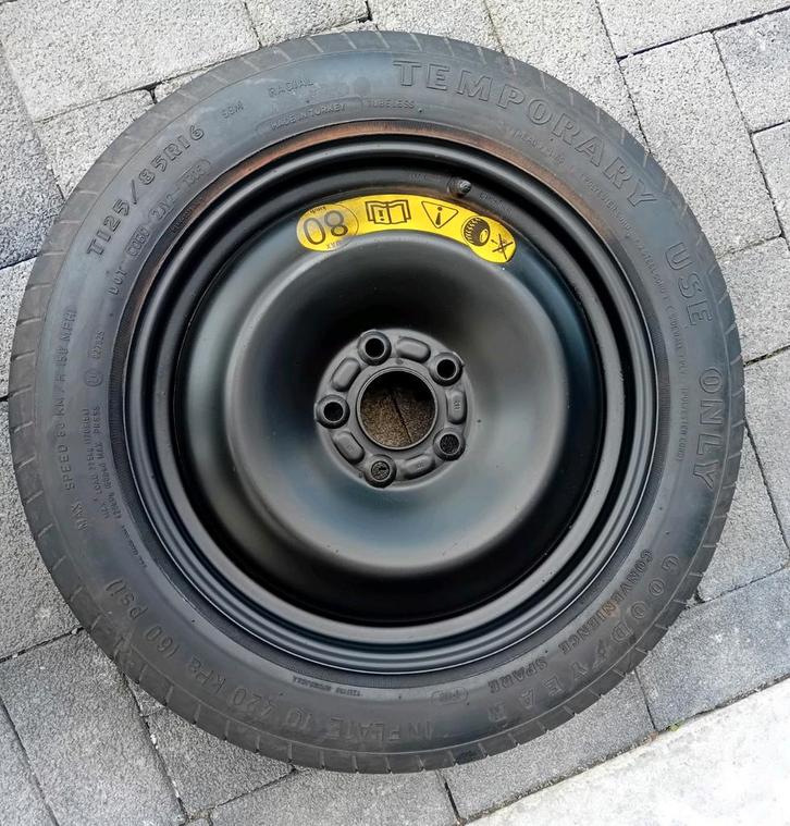 Reservewiel Ford Focus - Volvo V40 16inch 5X10🚖🚘, Auto-onderdelen, Remmen en Aandrijving, Ford, Volvo, Gebruikt, Ophalen