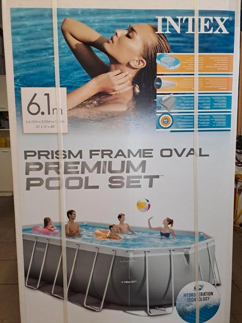 Piscine Intex Prism Frame oval, Tuin en Terras, Zwembaden, Nieuw, Ophalen