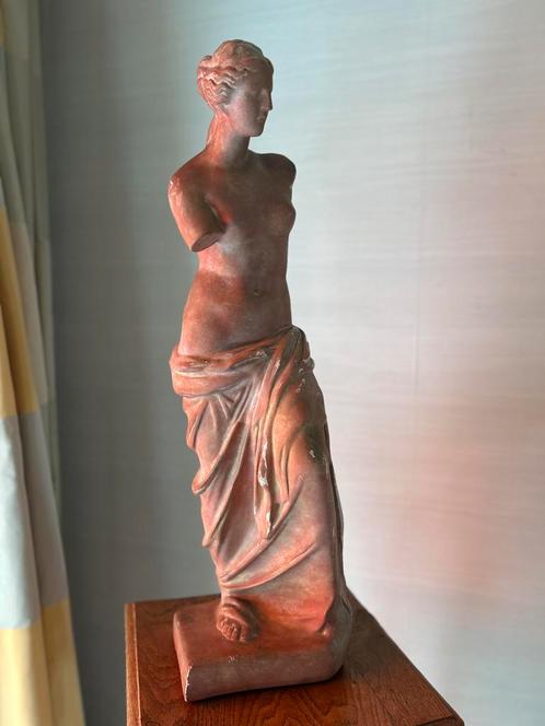 Statue décorative Vénus de Milo (78 cm) plâtre patiné, Antiek en Kunst, Antiek | Religieuze voorwerpen, Ophalen
