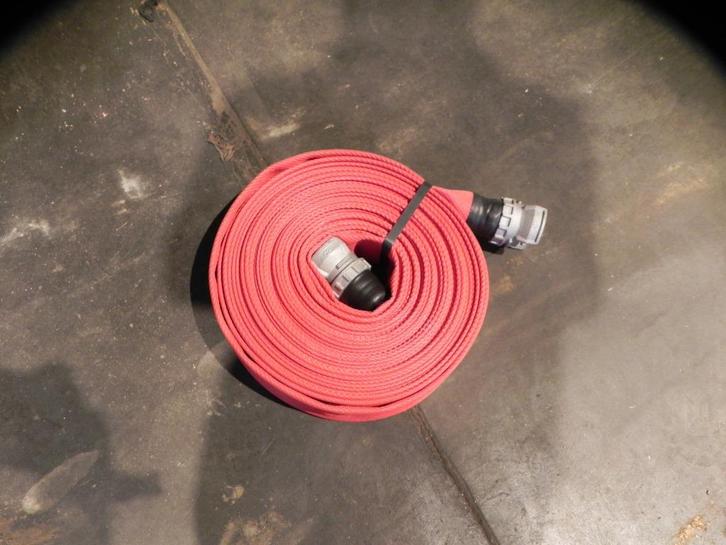 Brandslang nieuw Rood Plat oprolbaar 50mm 10 en 20m, Tuin en Terras, Tuinslangen, Nieuw, Overige typen, Ophalen
