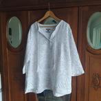 Linnen tuniekblouse, Kleding | Dames, Ophalen, Zo goed als nieuw, Wit