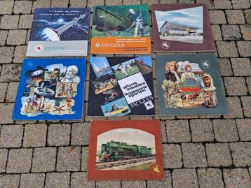 7 complete plakboeken CHOCOLADE JACQUES. beschikbaar voor biedingen