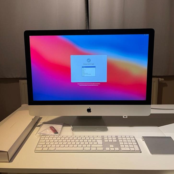 iMac (Retina 5K, 27-inch, eind 2014), Computers en Software, Apple Desktops, Gebruikt, iMac, HDD en SSD, 3 tot 4 Ghz, 32 GB, Ophalen