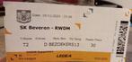 Ticket SK Beveren  -  RWDM 2022, Comme neuf, Enlèvement ou Envoi