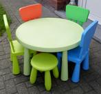 Kindertafel met plopstoeltjes " Mammut" Ikea, Enlèvement, Utilisé, Table(s) et Chaise(s)