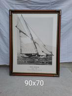 Grote Bootkaders in originele lijsten  90x70, Verzamelen, Ophalen, Zo goed als nieuw, Zeilboot