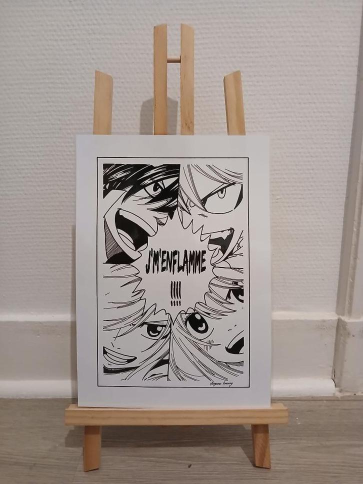 Fairy Tail-poster, Antiek en Kunst, Kunst | Tekeningen en Fotografie, Ophalen of Verzenden