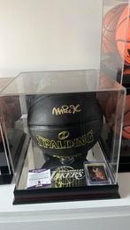 Ballon dédicacé Magic Johnson + display + carte + COA, Ophalen of Verzenden, Zo goed als nieuw