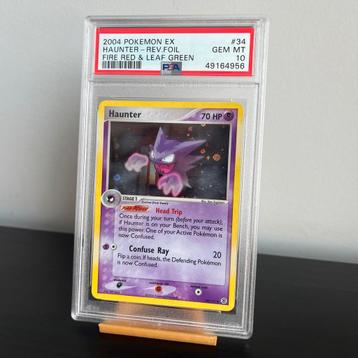 Pokemon Haunter Reverse Foil Fire Red & Leaf Green PSA 10