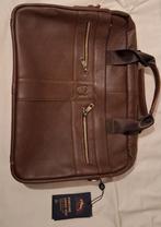 Lederen laptoptas met schouderriem.(40x29), Ophalen of Verzenden, Nieuw
