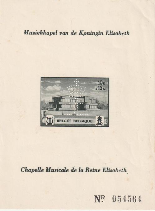 2 Blokjes Muziekkapel Koningin Elisabeth, Postzegels en Munten, Postzegels | Europa | België, Ophalen of Verzenden