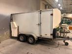 2001 Hapert K tweeassige aanhangwagen met gesloten laadbak, Ophalen, Gebruikt