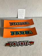 Vintage jaren 70 Toyota Decal new old stock sticker set of 3, Ophalen of Verzenden