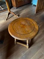 Bijzettafel antiek rond, Huis en Inrichting, Ophalen, Zo goed als nieuw, Rond