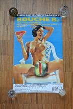 Originele theaterposter Bouche B. - Marijke Pinoy, Collections, Posters & Affiches, Comme neuf, Autres sujets/thèmes, Enlèvement ou Envoi