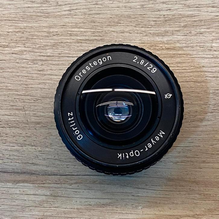 Meyer-Optik Görlitz Orestegon 29 mm f2.8, Zebra M42*C/nieuw, Audio, Tv en Foto, Fotocamera's Analoog, Zo goed als nieuw, Spiegelreflex
