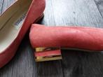 Elegante damesschoenen in oud roze Maat 37, Valmori, Ophalen of Verzenden, Schoenen met lage hakken, Roze
