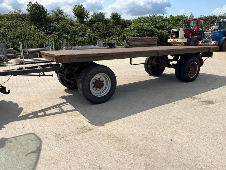 Eigenbouw plattewagen WG3968, Zakelijke goederen, Landbouw | Werktuigen, Akkerbouw, Oogstmachine